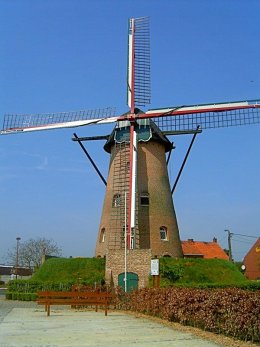 Foto van Potbergmolen<br />Molen Van Opstal, Rijkevorsel, Foto: Karel Vaneyck | Database Belgische molens