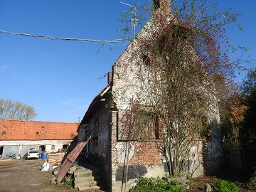 Foto van <p>Ferme du Moulin à Eau</p>, Willemeau (Tournai), Foto: Marnix Bogaert, Marke, 31.10.2015 | Database Belgische molens