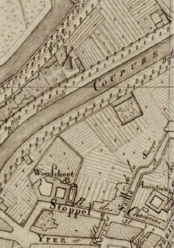 Korenmolen (windmolen), Papiermolens Delcourt (water- en windmolen), Spinnerij Van den Bossche-Huyttens / Van Caneghem (watermolen)