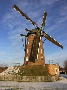 Foto van Heirbrugmolen, Lokeren, Foto: Jan Althof | Database Belgische molens