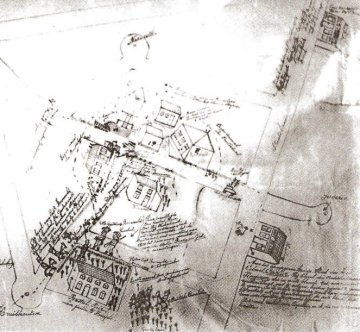 Foto 2 van Edemolen, Hedemolen, Nazareth (Nazareth-De Pinte), Schets van de gevechten van de Edemolen door eerste wachtmeester Fachel, ??n van de overlevenden. Linksboven zien we de staakmolen. Centrum voor de Geschiedenis en de Tradities van de Rijkswacht, Brussel | Database Belgische molens Edemolen, Hedemolen, Nazareth (Nazareth-De Pinte), Schets van de gevechten van de Edemolen door eerste wachtmeester Fachel, ??n van de overlevenden. Linksboven zien we de staakmolen. Centrum voor de Geschiedenis en de Tradities van de Rijkswacht, Brussel | Database Belgische molens