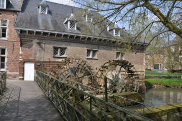 Foto van <p>Molen van Arenberg<br />Molen van Heverlee<br />Oude Molen</p>, Heverlee (Leuven), Foto: Donald Vandenbulcke, Staden, 14.04.2010  | Database Belgische molens