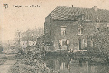 Foto van <p>Moulin des Marais</p>, Bousval (Genappe), Prentkaart. Edit. G. Hermans, Antwerpen (coll. Les Amis de Bousval) | Database Belgische molens