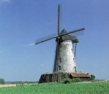Foto van Moulin d'Hondzocht<br />Molen van Hondzocht, Saintes (Tubize), Verzameling Ons Molenheem | Database Belgische molens
