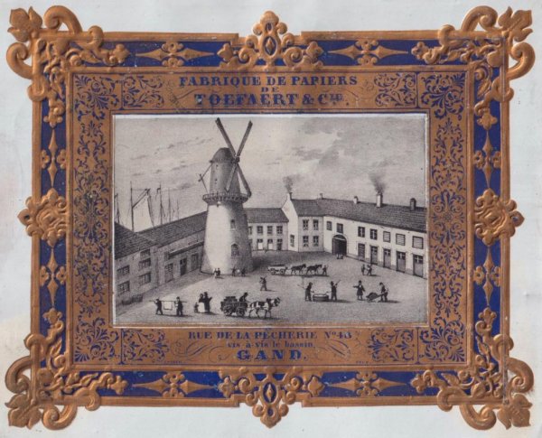 Loodwitmolen Coppens Papiermolen Mabilde (windmolen) La Province