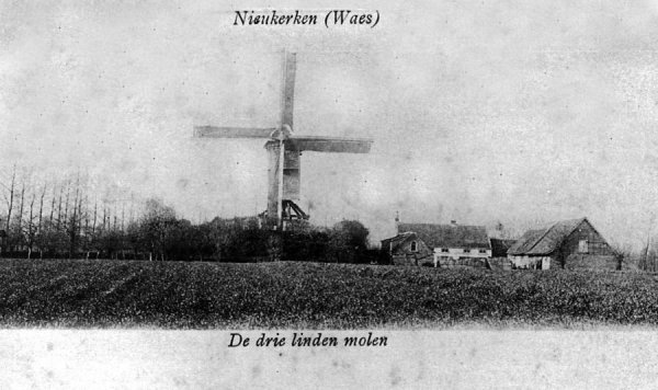 Drielindenmolen Gyselmolen Parochiemolen Molen De Cauwer