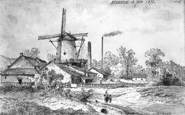 Papiermolen van Diegem Papierfabriek De Coninck