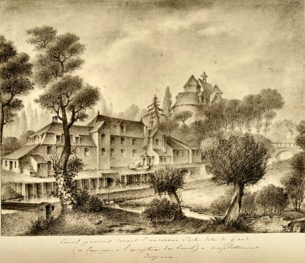 Watermolen aan de Ezelpoort Wijnsdauwmolen