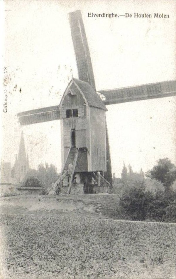 Groene Molen Van Eeckesmolen Molen Van Eecke Noordmolen Houten Molen