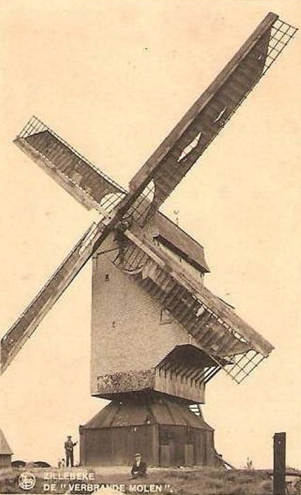 Verbrande Molen Zillebekemolen Molen Bailleul